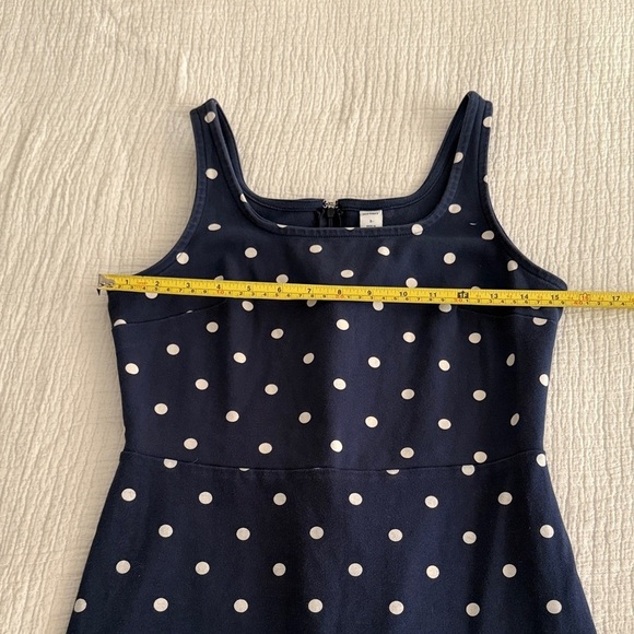 Old Navy Navy and White Polka Dot Mini Dress / S - Picture 3 of 9